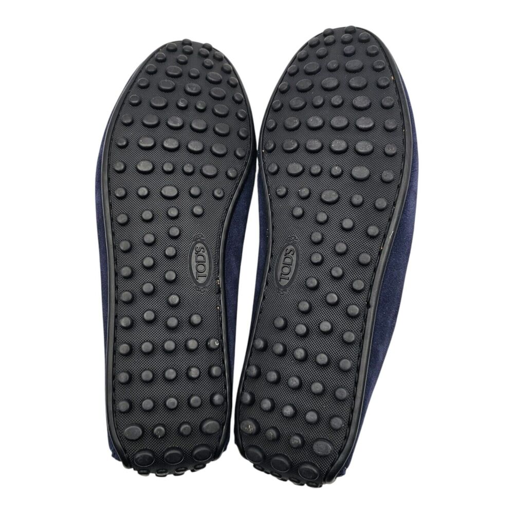 Tod's Driving Shoes City Gommino Suede Loafers - Blue - US 6.5 / UK 5.5 $695 - Picture 7 of 10
